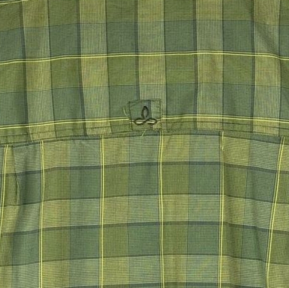 PrAna plaid button down shirt sz xl - Picture 9 of 13